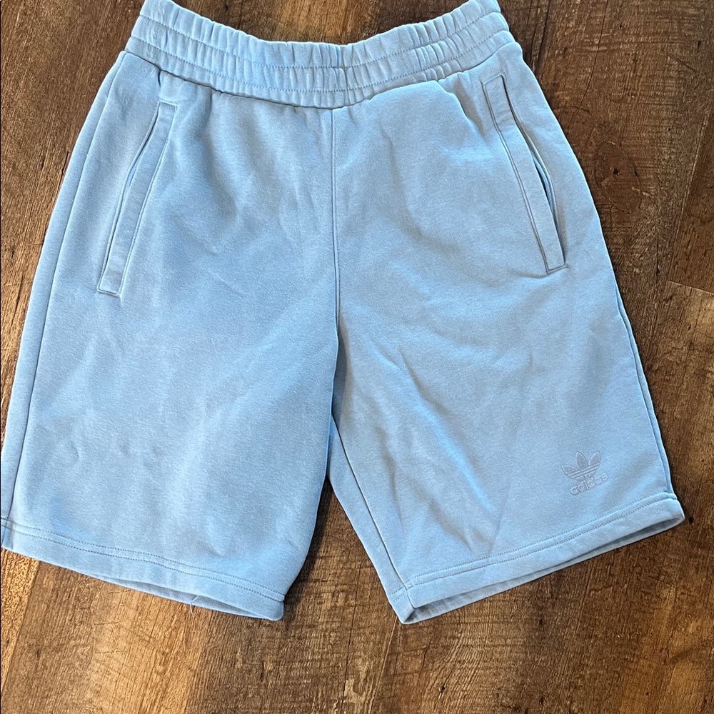 Adidas Men's Sky Blue Athletic Shorts